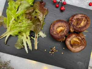 Aiguillettes roulées au foie gras-idée recette-Famille Gomer